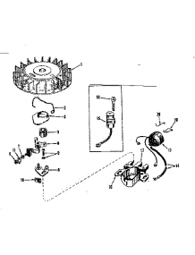 Magneto parts for Craftsman Lawn & Garden Engine 143531022 from AppliancePartsPros.com