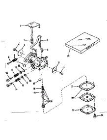Carburetor parts for Craftsman Lawn & Garden Engine 143531022 from AppliancePartsPros.com