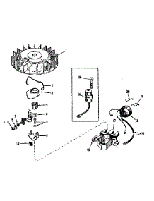 Magneto No. 610690 parts for Craftsman Lawn & Garden Engine 143531092 from AppliancePartsPros.com