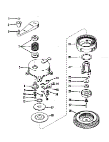 No-Pull Starter No. 29986 parts for Craftsman Lawn & Garden Engine 143531142 from AppliancePartsPros.com