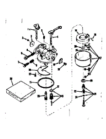 Carburetor parts for Craftsman Lawn & Garden Engine 143531152 from AppliancePartsPros.com