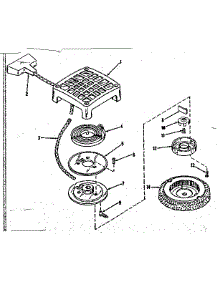 Rewind Starter No. 28630 parts for Craftsman Lawn & Garden Engine 14353200 from AppliancePartsPros.com