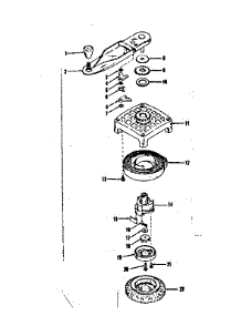Self Starter No. 28767 parts for Craftsman Lawn & Garden Engine 14353301 from AppliancePartsPros.com