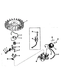 Magneto No. 610690 parts for Craftsman Lawn & Garden Engine 143534022 from AppliancePartsPros.com