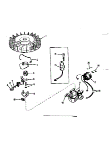 Magneto No. 610690 parts for Craftsman Lawn & Garden Engine 143534032 from AppliancePartsPros.com