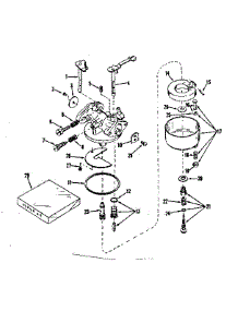 Carburetor No. 630939 parts for Craftsman Lawn & Garden Engine 143534032 from AppliancePartsPros.com