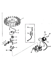 Magneto No. 610690 parts for Craftsman Lawn & Garden Engine 143534042 from AppliancePartsPros.com