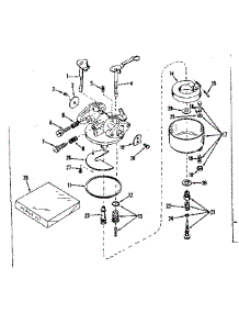 Carburetor No. 630939 parts for Craftsman Lawn & Garden Engine 143534042 from AppliancePartsPros.com