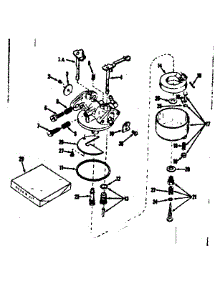 Carburetor parts for Craftsman Lawn & Garden Engine 143534052 from AppliancePartsPros.com