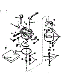 Carburetor parts for Craftsman Lawn & Garden Engine 143534062 from AppliancePartsPros.com