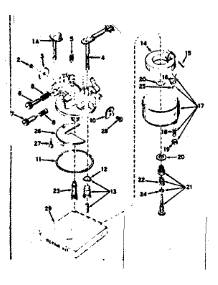 Carburetor parts for Craftsman Lawn & Garden Engine 143534072 from AppliancePartsPros.com