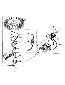 Magneto No. 610689 parts for Craftsman Lawn & Garden Engine 143535012 from AppliancePartsPros.com