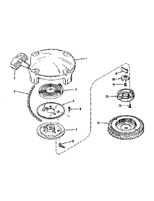 Rewind Starter No. 28319 parts for Craftsman Lawn & Garden Engine 143536032 from AppliancePartsPros.com