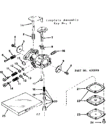 Carburetor parts for Craftsman Lawn & Garden Engine 143541032 from AppliancePartsPros.com