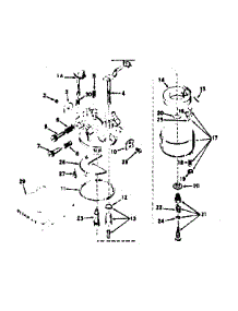 Carburetor parts for Craftsman Lawn & Garden Engine 143541132 from AppliancePartsPros.com