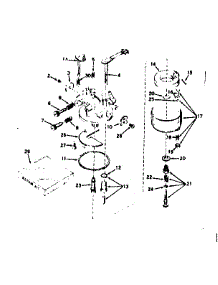 Carburetor parts for Craftsman Lawn & Garden Engine 143544022 from AppliancePartsPros.com