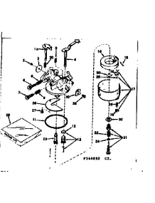 Carburetor parts for Craftsman Lawn & Garden Engine 143544052 from AppliancePartsPros.com