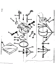 Carburetor parts for Craftsman Lawn & Garden Engine 143545022 from AppliancePartsPros.com