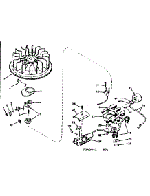 Magneto parts for Craftsman Lawn & Garden Engine 143545042 from AppliancePartsPros.com