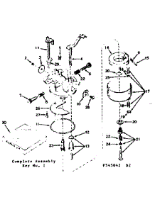 Carburetor parts for Craftsman Lawn & Garden Engine 143545042 from AppliancePartsPros.com