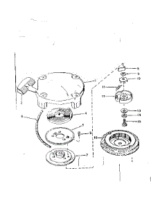 Rewind Starter No. 28319A parts for Craftsman Lawn & Garden Engine 143546012 from AppliancePartsPros.com
