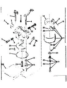 Carburetor parts for Craftsman Lawn & Garden Engine 143546032 from AppliancePartsPros.com