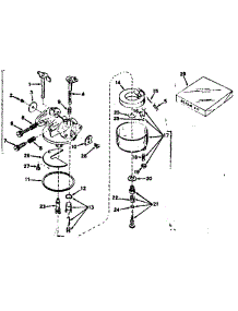 Carburetor parts for Craftsman Lawn & Garden Engine 143546042 from AppliancePartsPros.com