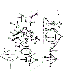 Carburetor parts for Craftsman Lawn & Garden Engine 143546092 from AppliancePartsPros.com