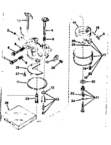 Carburetor parts for Craftsman Lawn & Garden Engine 143546122 from AppliancePartsPros.com