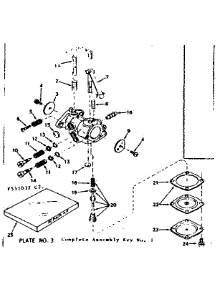 Carburetor parts for Craftsman Lawn & Garden Engine 143551032 from AppliancePartsPros.com