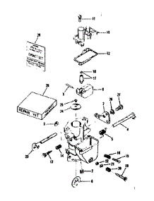 Carburetor No. 29303 parts for Craftsman Lawn & Garden Engine 14355251 from AppliancePartsPros.com