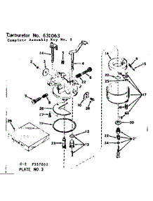 Carburetor parts for Craftsman Lawn & Garden Engine 143557052 from AppliancePartsPros.com