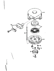 Rewind Starter No. 590420 parts for Craftsman Lawn & Garden Engine 143561132 from AppliancePartsPros.com