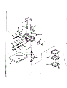 Carburetor parts for Craftsman Lawn & Garden Engine 143561172 from AppliancePartsPros.com
