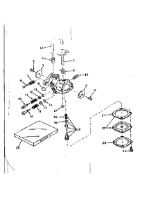 Carburetor parts for Craftsman Lawn & Garden Engine 143561222 from AppliancePartsPros.com