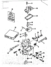 Carburetor parts for Craftsman Lawn & Garden Engine 14356251 from AppliancePartsPros.com