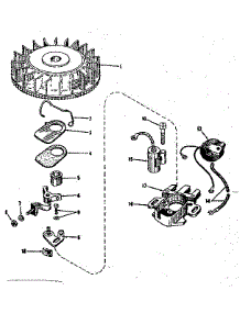 Magneto (Phelon F-3220-G) parts for Craftsman Lawn & Garden Engine 14356252 from AppliancePartsPros.com