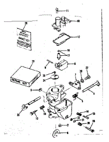 Carburetor parts for Craftsman Lawn & Garden Engine 14356252 from AppliancePartsPros.com