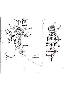 Carburetor parts for Craftsman Lawn & Garden Engine 143564012 from AppliancePartsPros.com