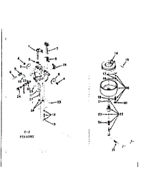 Carburetor parts for Craftsman Lawn & Garden Engine 143564082 from AppliancePartsPros.com