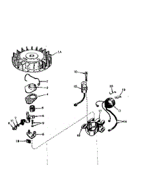 Magneto No. 610690A parts for Craftsman Lawn & Garden Engine 143564112 from AppliancePartsPros.com