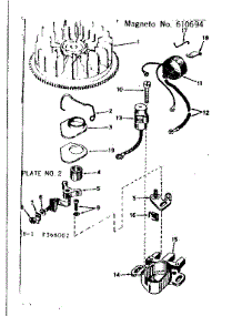 Magneto parts for Craftsman Lawn & Garden Engine 143566002 from AppliancePartsPros.com