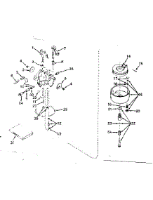 Carburetor No. 630992B parts for Craftsman Lawn & Garden Engine 143566012 from AppliancePartsPros.com