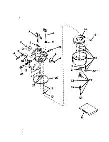 Carburetor No. 630994A parts for Craftsman Lawn & Garden Engine 143566042 from AppliancePartsPros.com