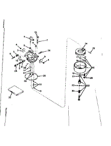 Carburetor parts for Craftsman Lawn & Garden Engine 143566132 from AppliancePartsPros.com