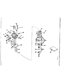 Carburetor No. 631067A parts for Craftsman Lawn & Garden Engine 143566222 from AppliancePartsPros.com