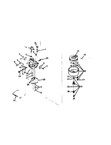 Carburetor parts for Craftsman Lawn & Garden Engine 143567012 from AppliancePartsPros.com