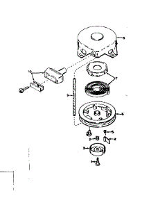 Rewind Starter No. 590420 parts for Craftsman Lawn & Garden Engine 143567032 from AppliancePartsPros.com