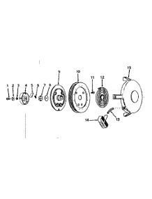 Rewind Starter No. 590405 parts for Craftsman Lawn & Garden Engine 143569052 from AppliancePartsPros.com