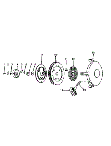 Rewind Starter No. 590405 parts for Craftsman Lawn & Garden Engine 143569082 from AppliancePartsPros.com